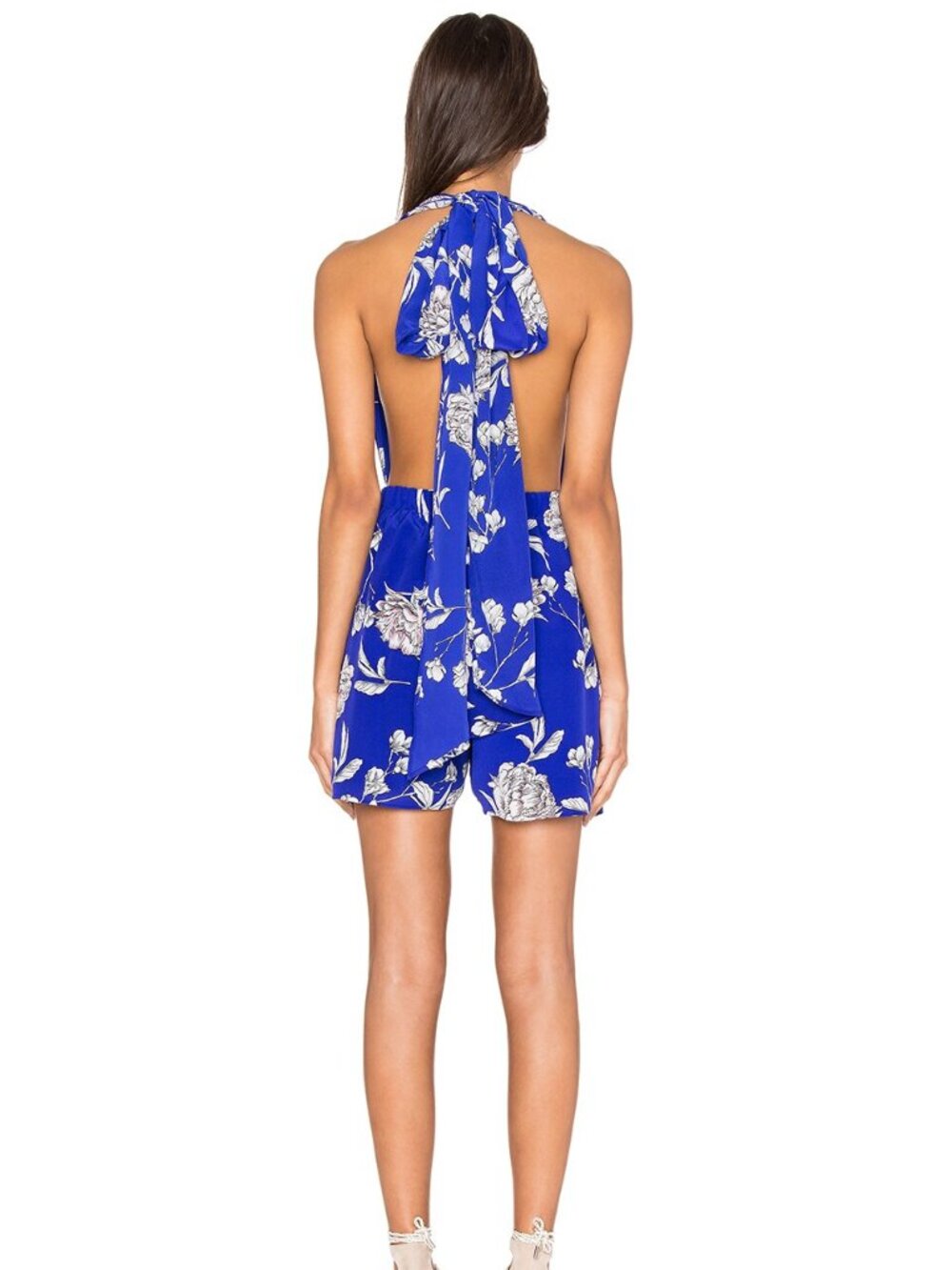 Yumi Kim No Limit Jersey Romper - open back - red/white/blue - size M